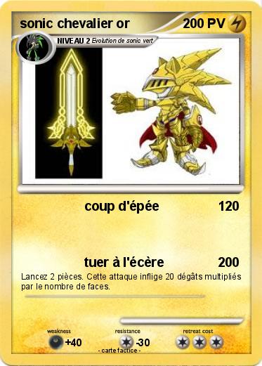 Pokemon sonic chevalier or