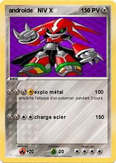 Pokemon androide   NIV X