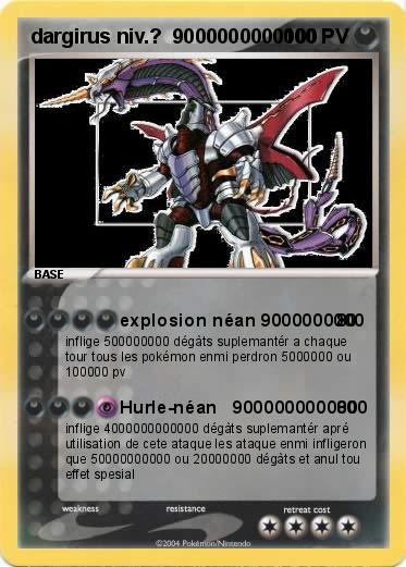 Pokemon dargirus niv.?  9000000000000