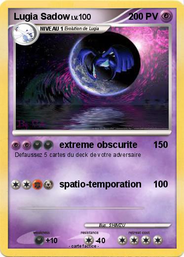 Pokemon Lugia Sadow