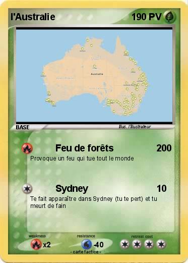 Pokemon l'Australie