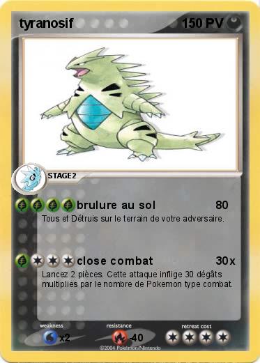 Pokemon tyranosif