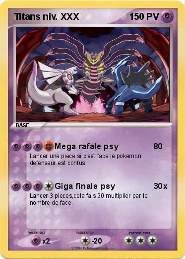 Pokemon Titans niv. XXX