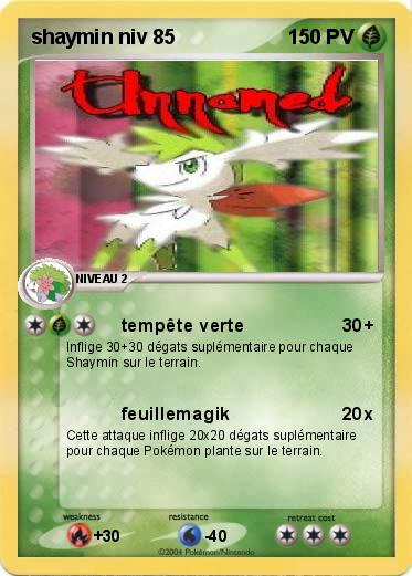 Pokemon shaymin niv 85