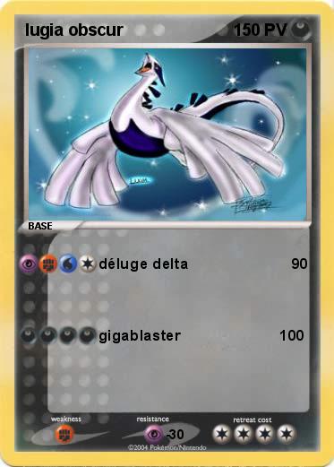 Pokemon lugia obscur                                                                     
