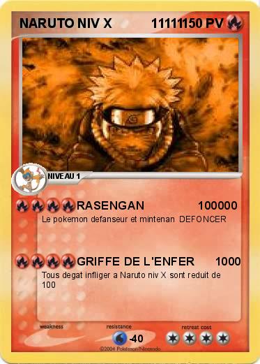 Pokemon NARUTO NIV X           11111