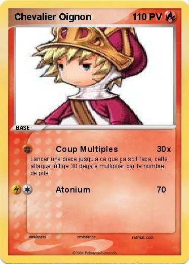 Pokemon Chevalier Oignon