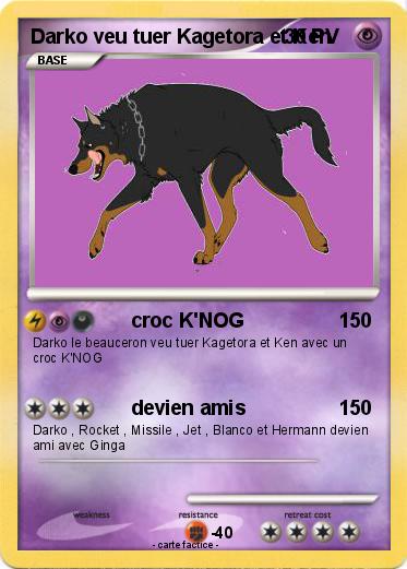 Pokemon Darko veu tuer Kagetora et Ken