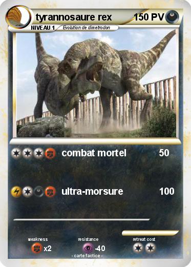 Pokemon tyrannosaure rex