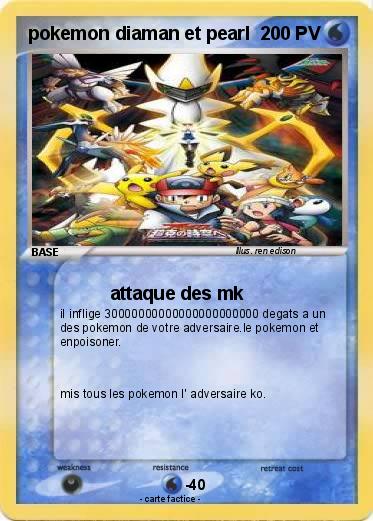 Pokemon pokemon diaman et pearl