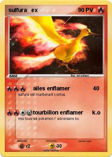 Pokemon sulfura   ex