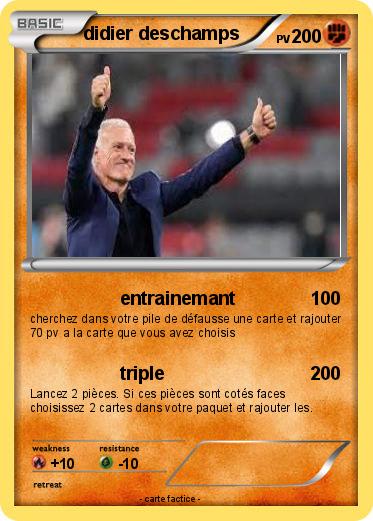Pokemon didier deschamps