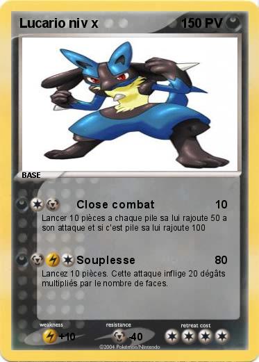 Pokemon Lucario niv x