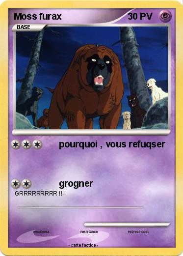 Pokemon Moss furax