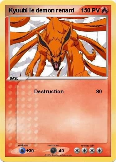 Pokemon Kyuubi le demon renard 