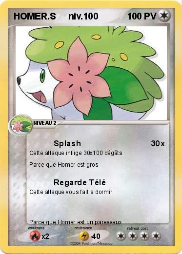 Pokemon HOMER.S     niv.100