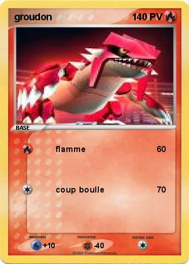 Pokemon groudon