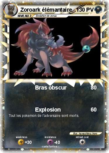 Pokemon Zoroark élémantaire