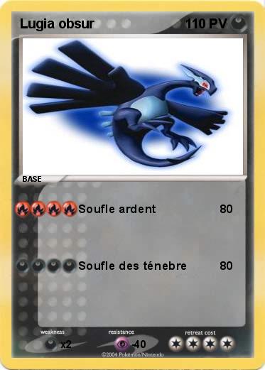 Pokemon Lugia obsur