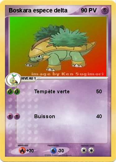 Pokemon Boskara espece delta                                