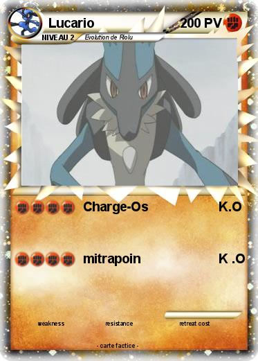 Pokemon Lucario