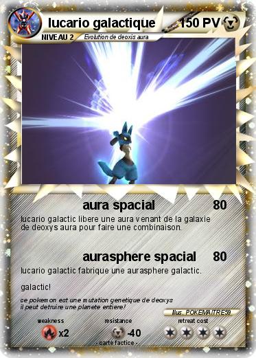 Pokemon lucario galactique