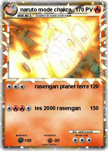 Pokemon naruto mode chakra