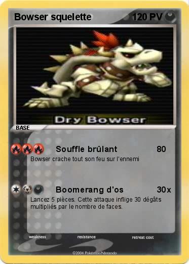 Pokemon Bowser squelette