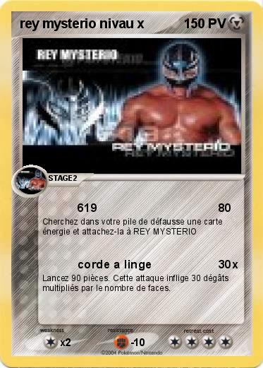 Pokemon rey mysterio nivau x 