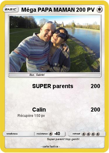 Pokemon Méga PAPA MAMAN