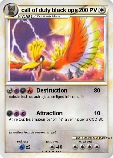 Pokemon call of duty black ops