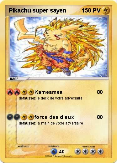 Pokemon Pikachu super sayen