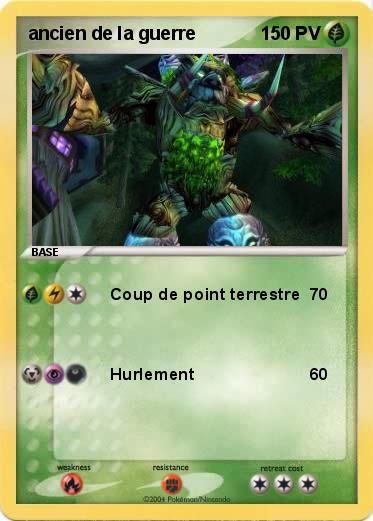 Pokemon ancien de la guerre 