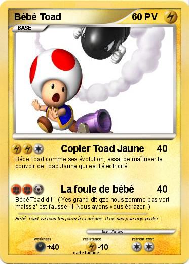 Pokemon Bébé Toad