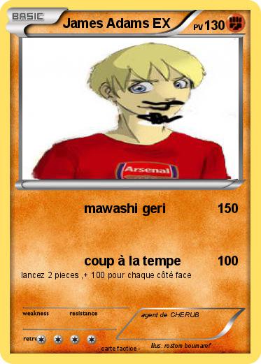 Pokemon James Adams EX