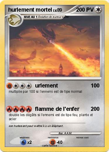 Pokemon hurlement mortel