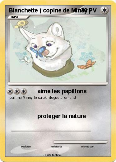 Pokemon Blanchette ( copine de Miney )
