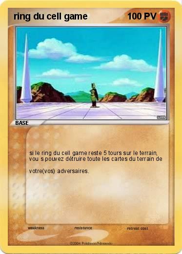 Pokemon ring du cell game