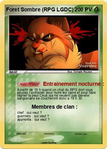 Pokemon Foret Sombre (RPG LGDC)