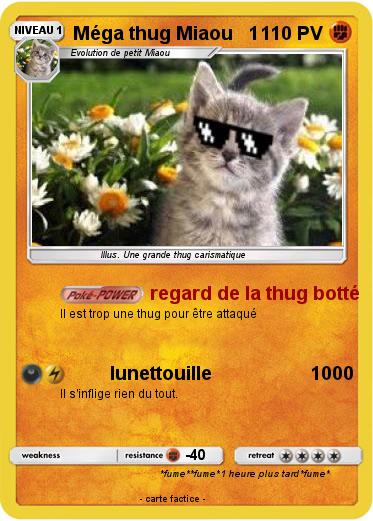 Pokemon Méga thug Miaou   1
