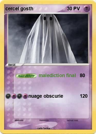 Pokemon cercel gosth