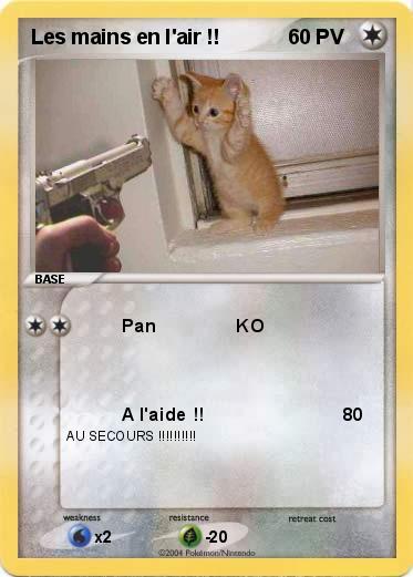 Pokemon Les mains en l'air !!