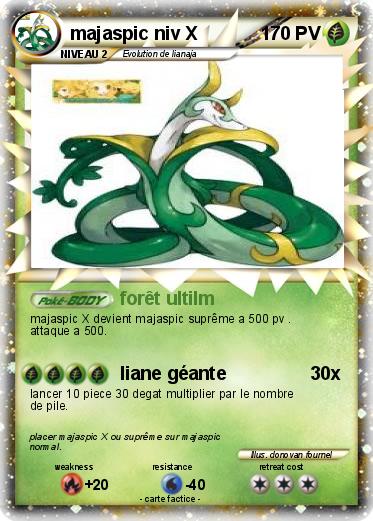 Pokemon majaspic niv X