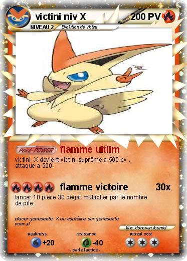 Pokemon victini niv X