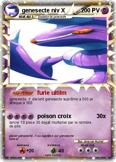Pokemon genesecte niv X