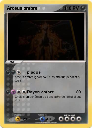 Pokemon Arceus ombre