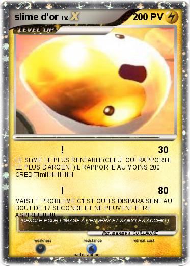 Pokemon slime d'or