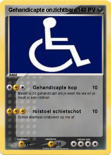Pokemon Gehandicapte onzichtbare