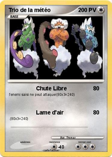 Pokemon Trio de la météo