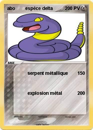 Pokemon abo        espèce delta